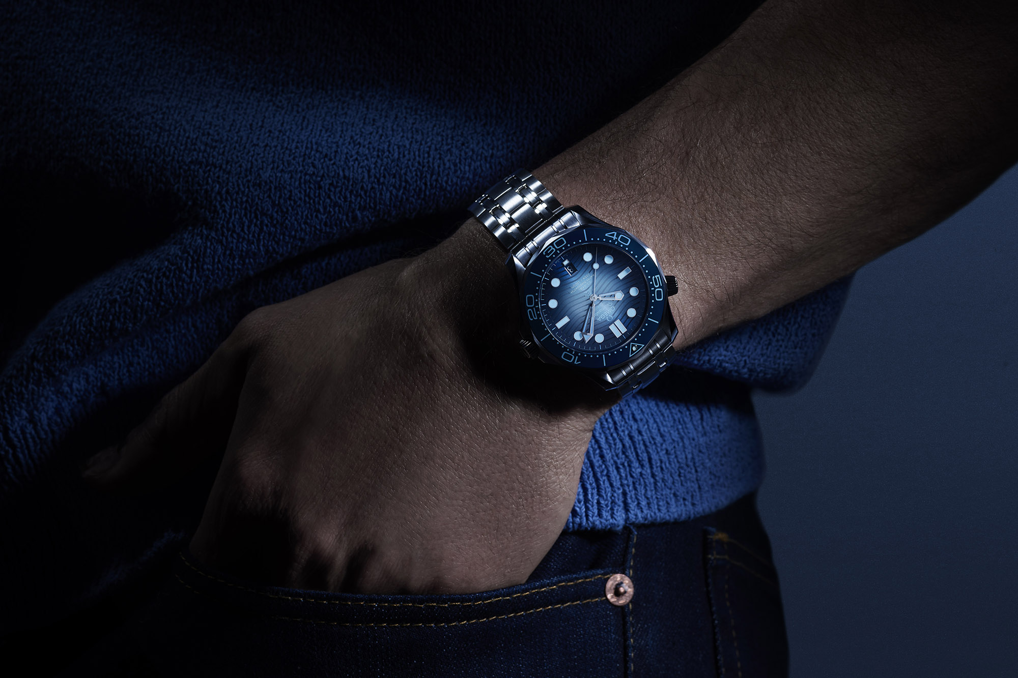 Nuovo Omega Seamaster Diver 300m Replica 75° Anniversario in ‘Summer Blue’ Gradiente